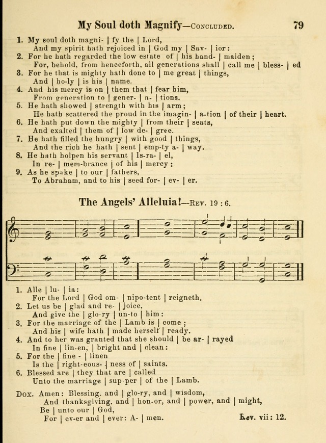 The Welcome: a book of hymns, songs and lessons for the children of the New Church (3rd ed.) page 79