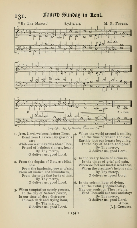 The Westminster Abbey Hymn-Book: compiled under the authority of the dean of Westminster page 154