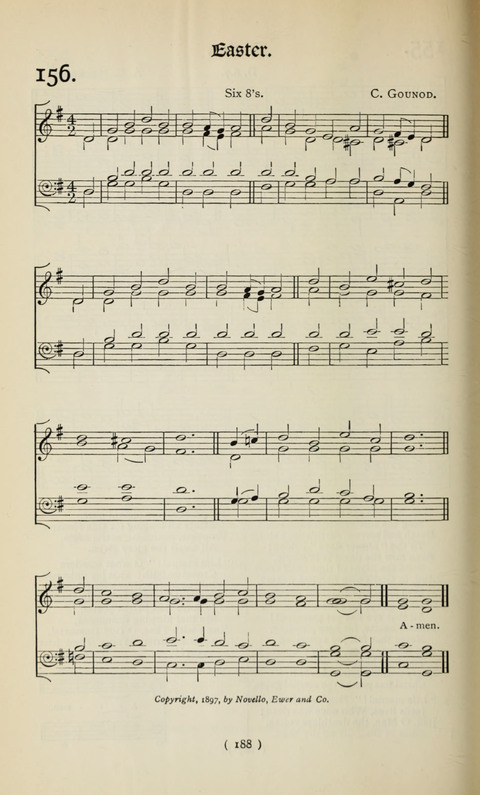 The Westminster Abbey Hymn-Book: compiled under the authority of the dean of Westminster page 188