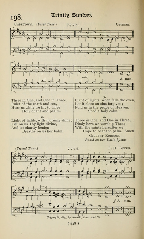 The Westminster Abbey Hymn-Book: compiled under the authority of the dean of Westminster page 248