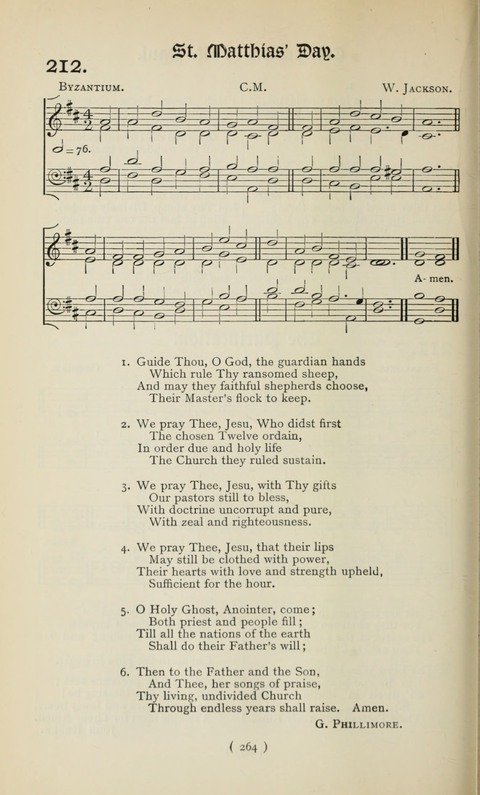 The Westminster Abbey Hymn-Book: compiled under the authority of the dean of Westminster page 264