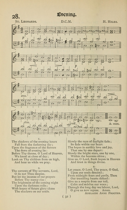 The Westminster Abbey Hymn-Book: compiled under the authority of the dean of Westminster page 32