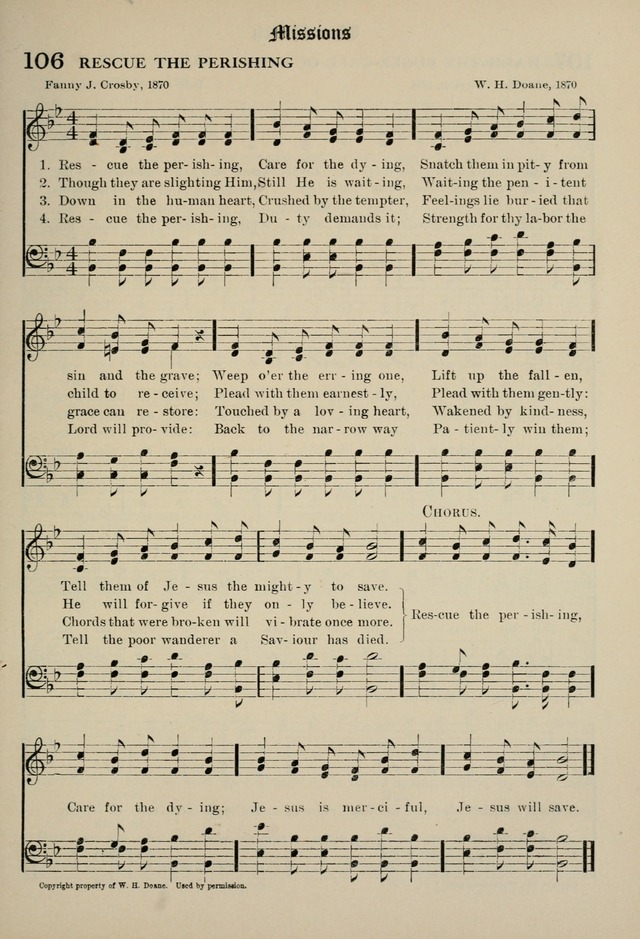 The Westminster Hymnal for congregational and social use and for the Sunday School page 104