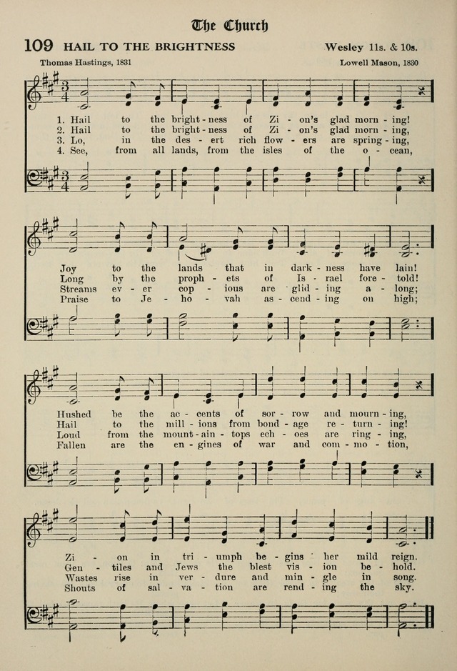 The Westminster Hymnal for congregational and social use and for the Sunday School page 107