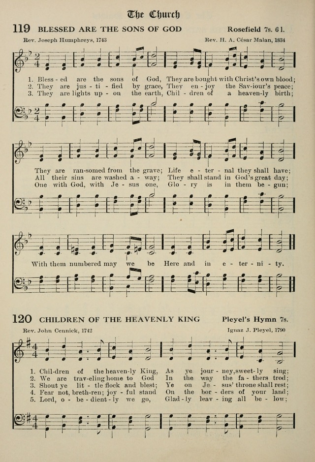 The Westminster Hymnal for congregational and social use and for the Sunday School page 115
