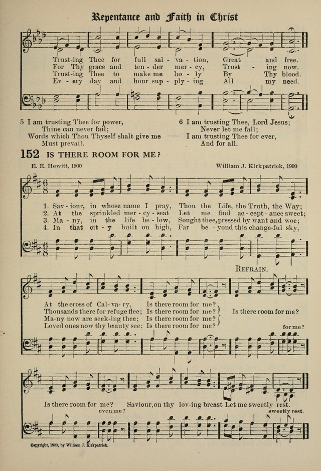 The Westminster Hymnal for congregational and social use and for the Sunday School page 144