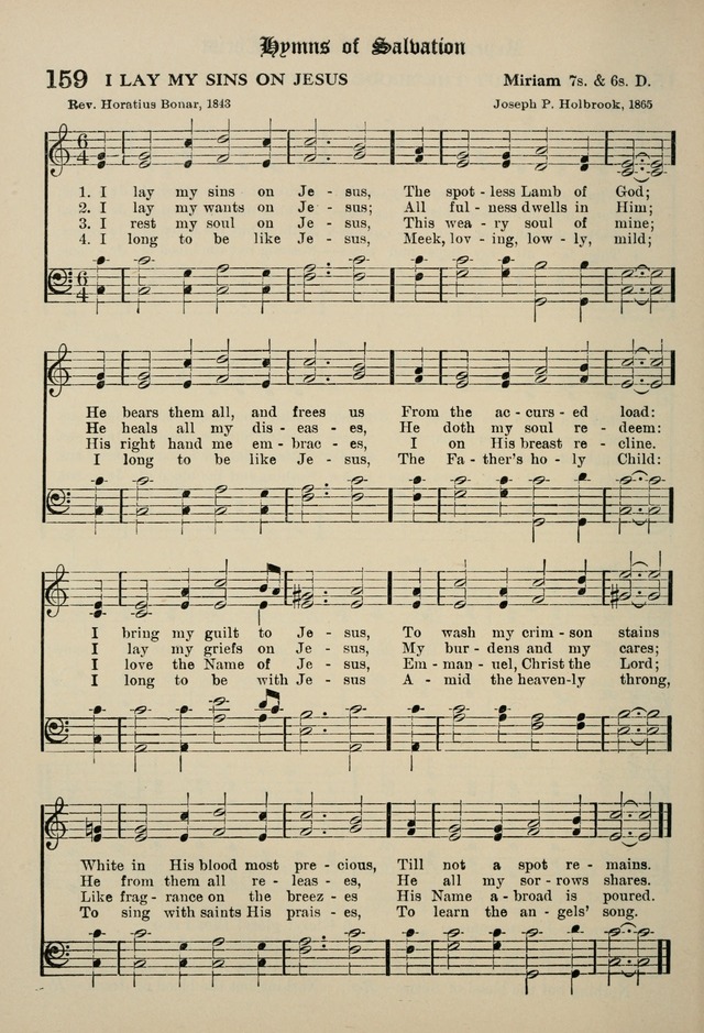 The Westminster Hymnal for congregational and social use and for the Sunday School page 151