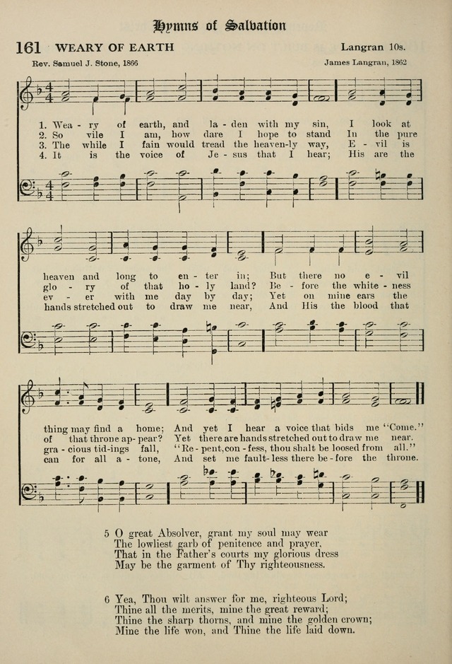 The Westminster Hymnal for congregational and social use and for the Sunday School page 153