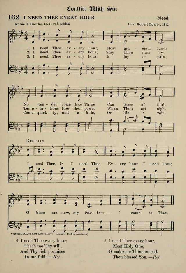 The Westminster Hymnal for congregational and social use and for the Sunday School page 154