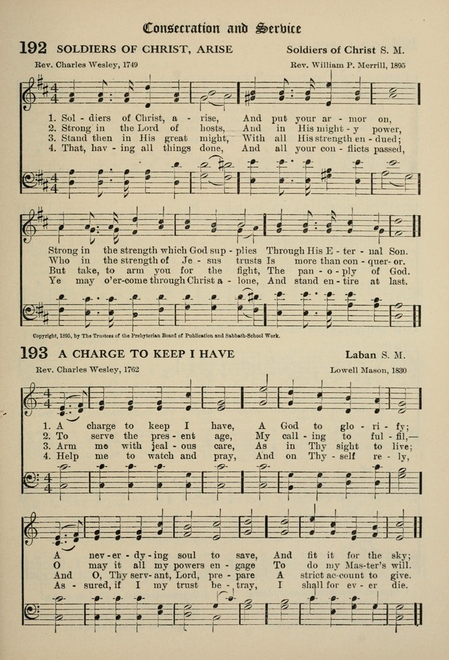 The Westminster Hymnal for congregational and social use and for the Sunday School page 186