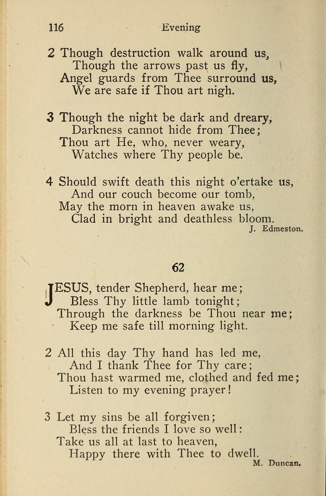 Wartburg Hymnal: for church, school and home page 116