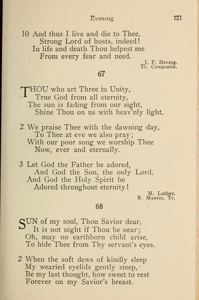 Wartburg Hymnal: for church, school and home page 121