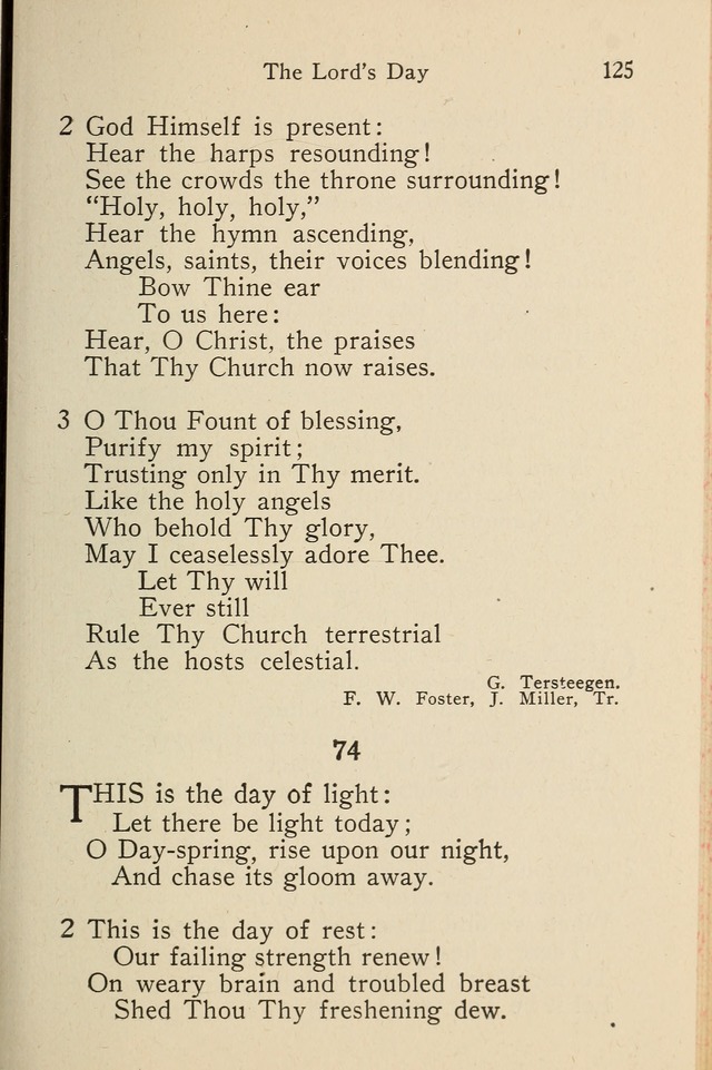 Wartburg Hymnal: for church, school and home page 125