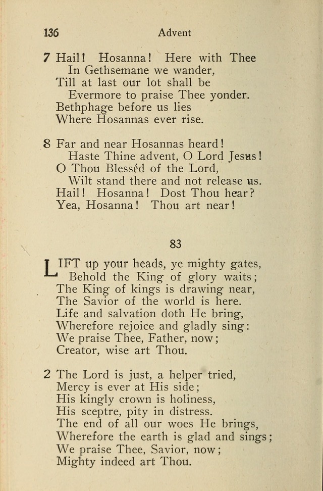 Wartburg Hymnal: for church, school and home page 136