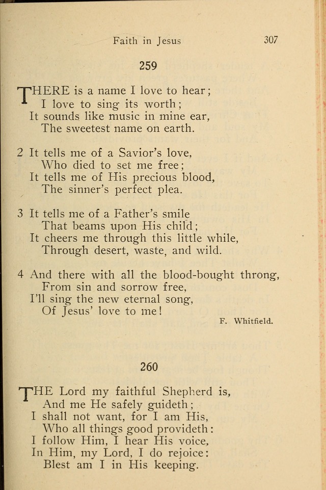 Wartburg Hymnal: for church, school and home page 307