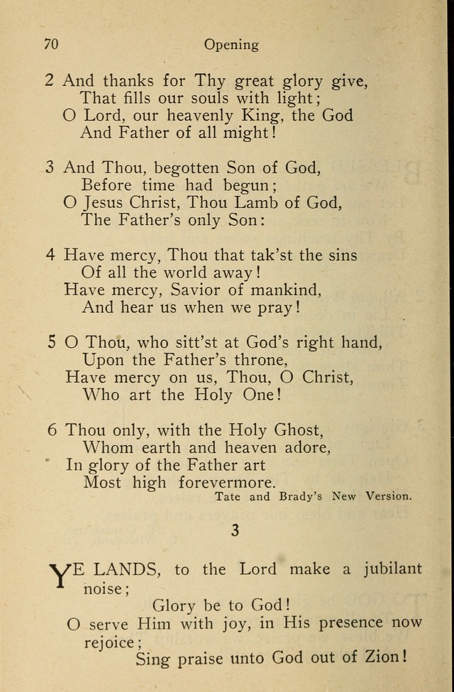 Wartburg Hymnal: for church, school and home page 70