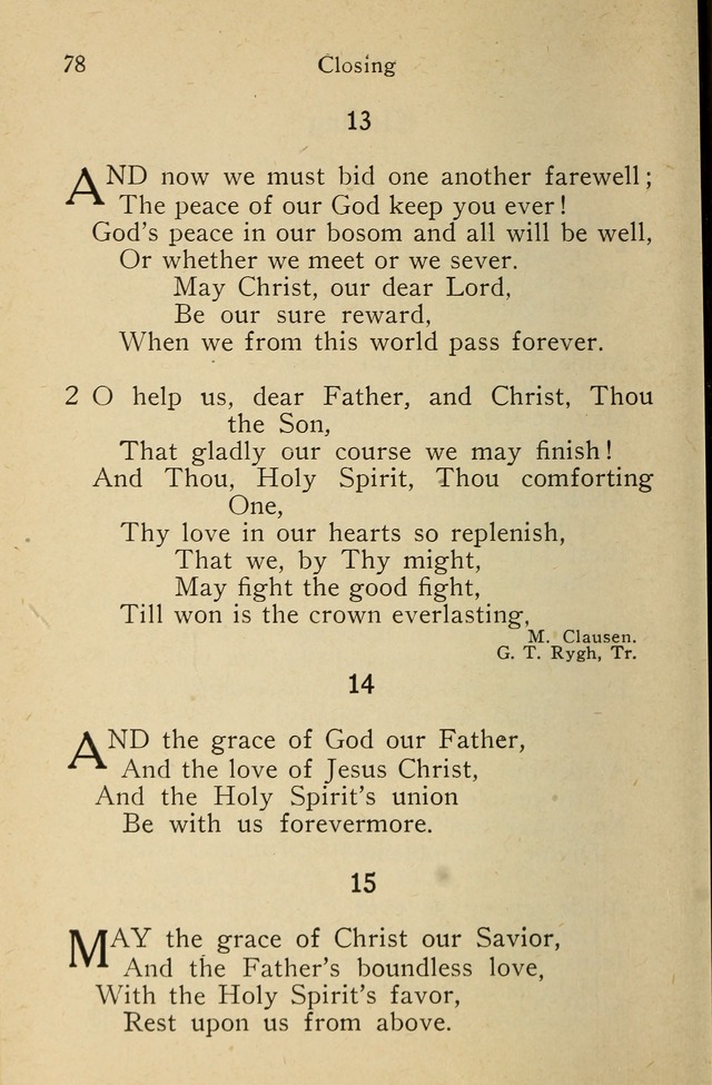 Wartburg Hymnal: for church, school and home page 78