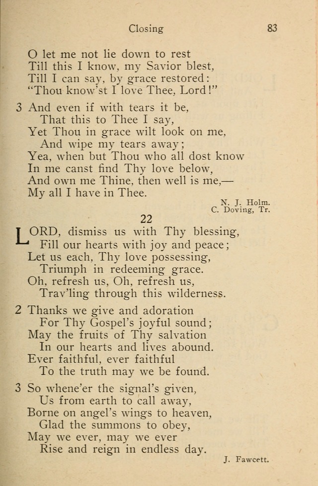 Wartburg Hymnal: for church, school and home page 83