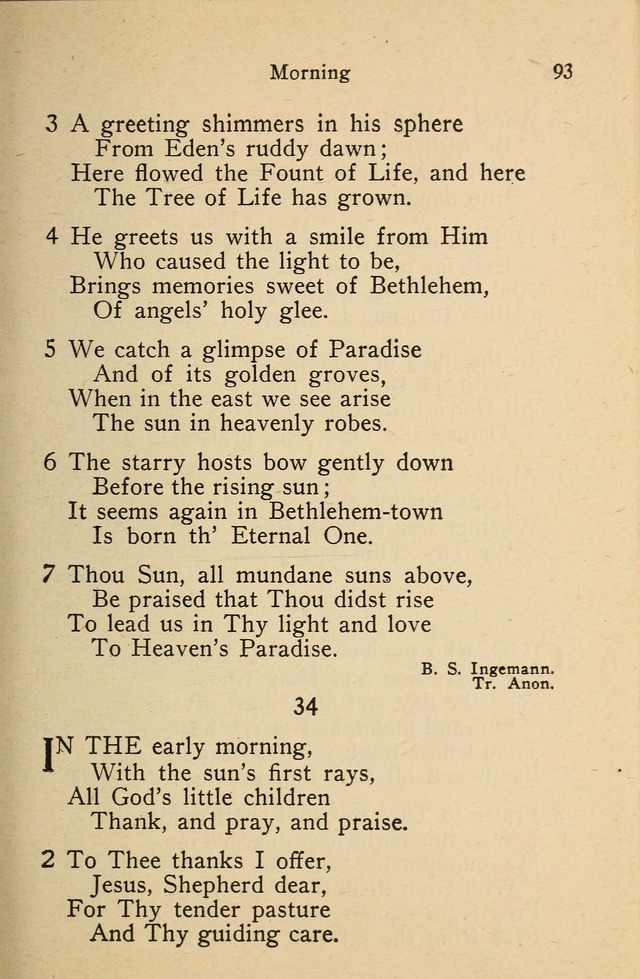 Wartburg Hymnal: for church, school and home page 93