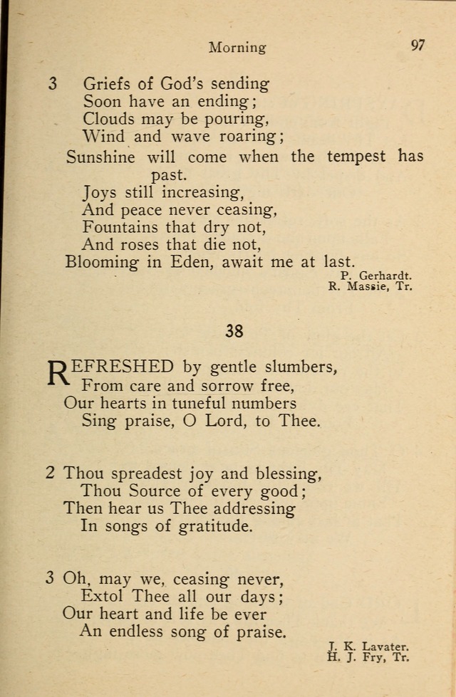 Wartburg Hymnal: for church, school and home page 97