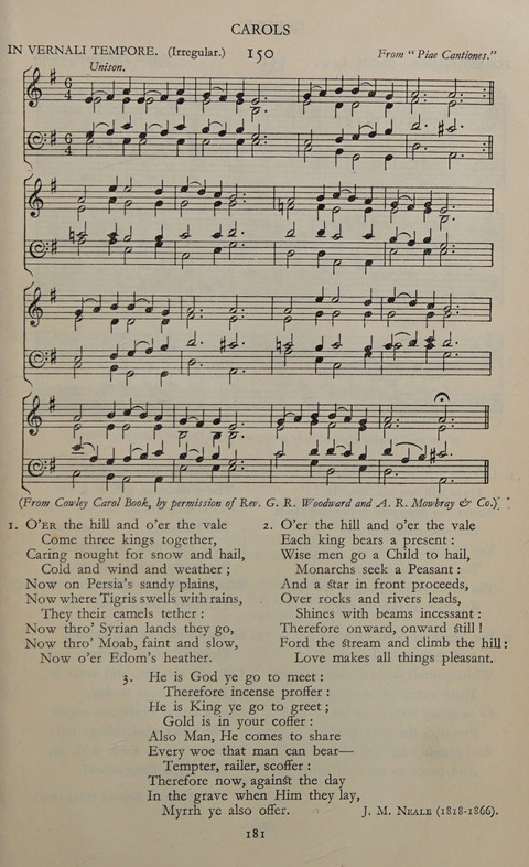 The Winchester Hymn Supplement: with Tunes page 181