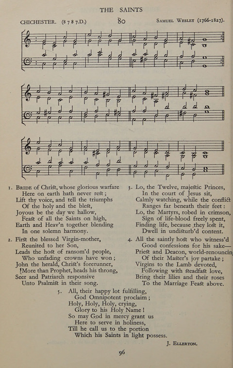 The Winchester Hymn Supplement: with Tunes page 96