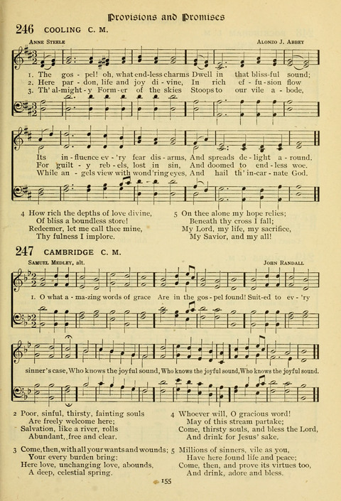The Wesleyan Methodist Hymnal: Designed for Use in the Wesleyan Methodist Connection (or Church) of America page 155