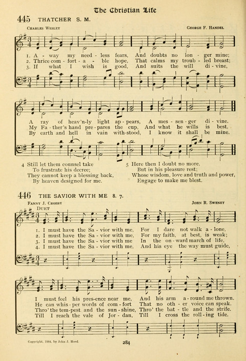 The Wesleyan Methodist Hymnal: Designed for Use in the Wesleyan Methodist Connection (or Church) of America page 284