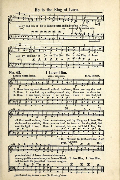 World-Wide Revival Hymns: Unto the Lord page 65