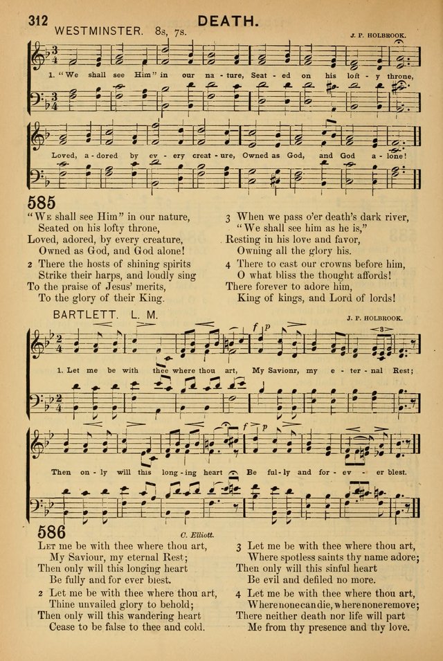 Worship in Song: a selection of hymns and tunes for the Service of the Sanctuary  page 312