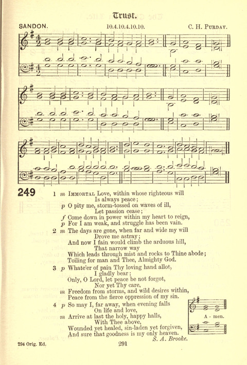 Worship Song: with accompanying tunes page 291