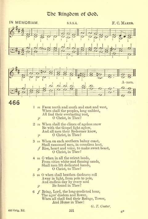 Worship Song: with accompanying tunes page 521