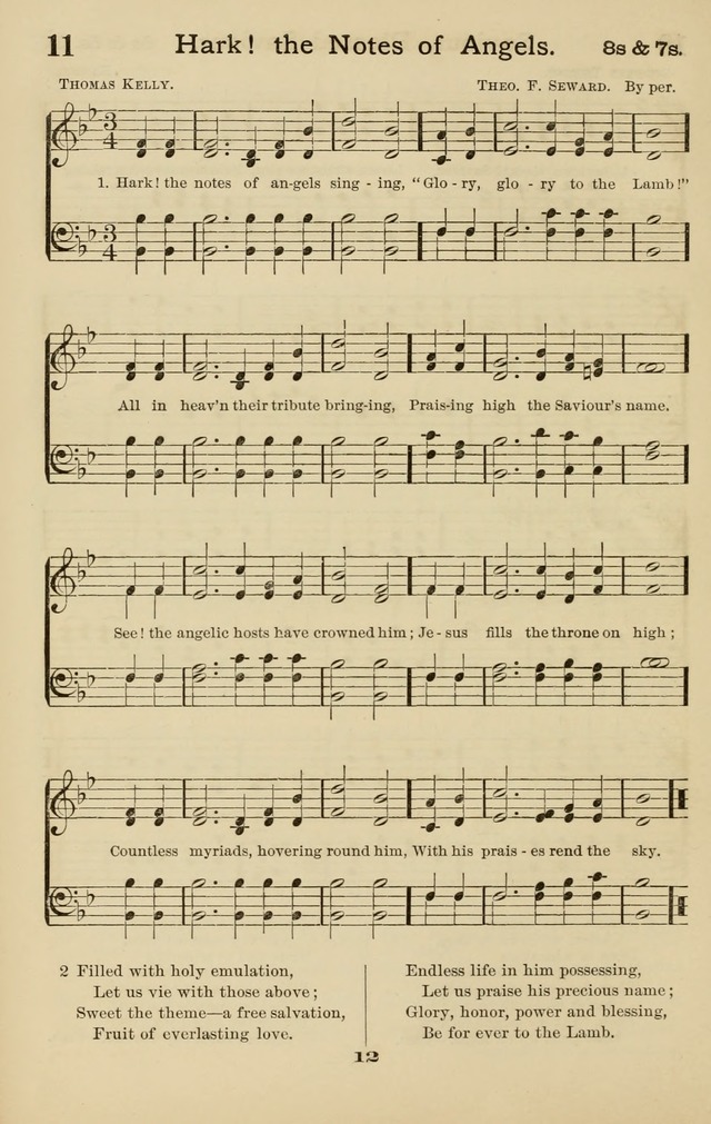 Westminster Sabbath School Hymnal, a collection of hymns and tunes for use in sabbath-schools and social meetings page 13