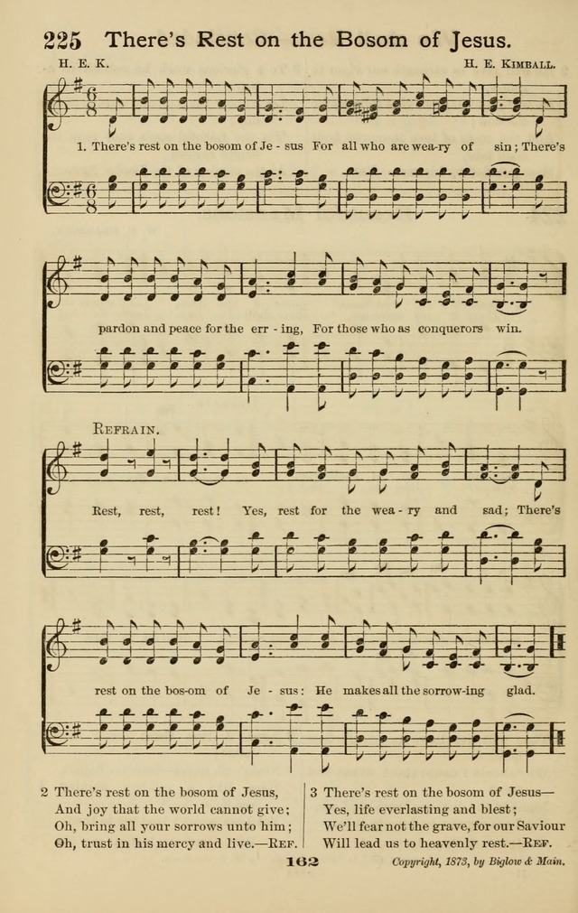 Westminster Sabbath School Hymnal, a collection of hymns and tunes for use in sabbath-schools and social meetings page 163