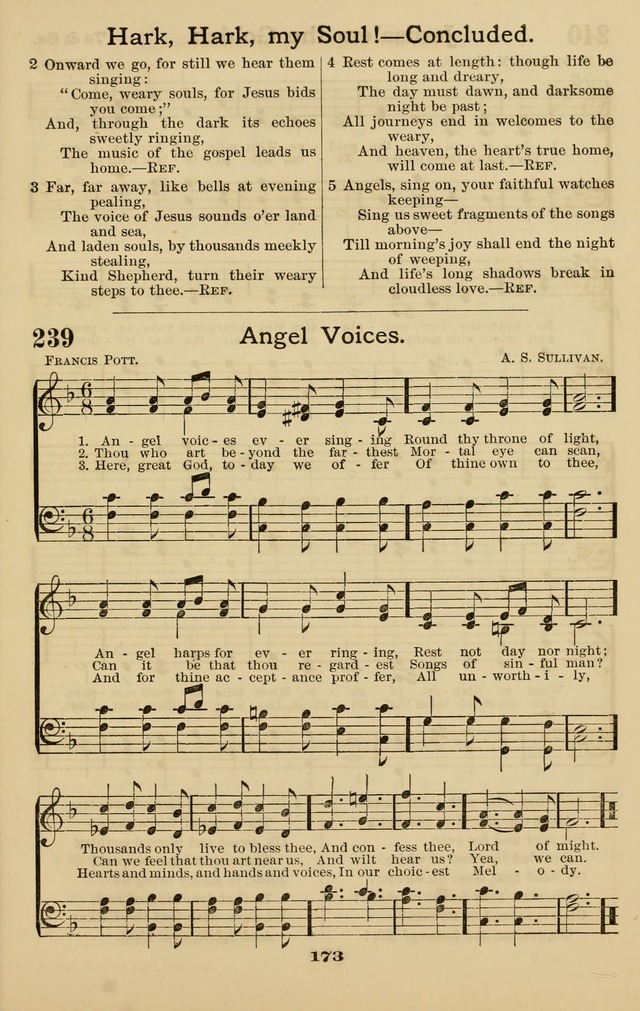 Westminster Sabbath School Hymnal, a collection of hymns and tunes for use in sabbath-schools and social meetings page 174