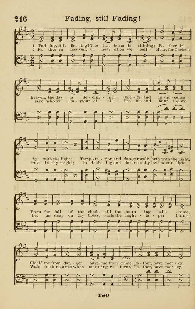 Westminster Sabbath School Hymnal, a collection of hymns and tunes for use in sabbath-schools and social meetings page 181