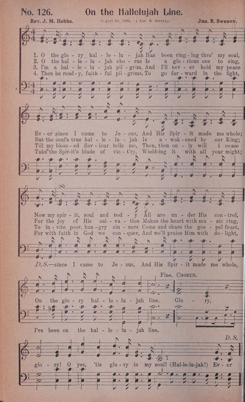 World Wide Revival Songs No. 2: for the Church, Sunday school and Evangelistic Campains page 126