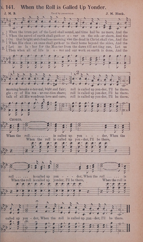 World Wide Revival Songs No. 2: for the Church, Sunday school and Evangelistic Campains page 141