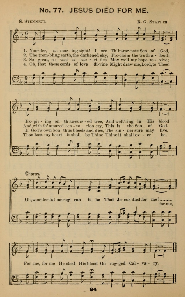 Windows of Heaven: hymns new and old for the church, sunday school and home (New ed.) page 84
