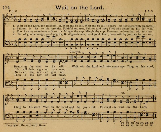 The Wells of Salvation: songs for the Sabbath School page 174