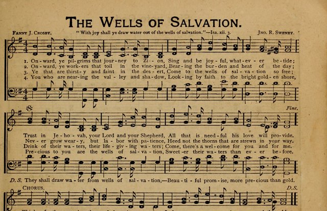 The Wells of Salvation: songs for the Sabbath School page 3