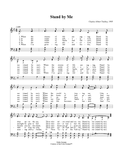 Stand By Me Hymnary Org
