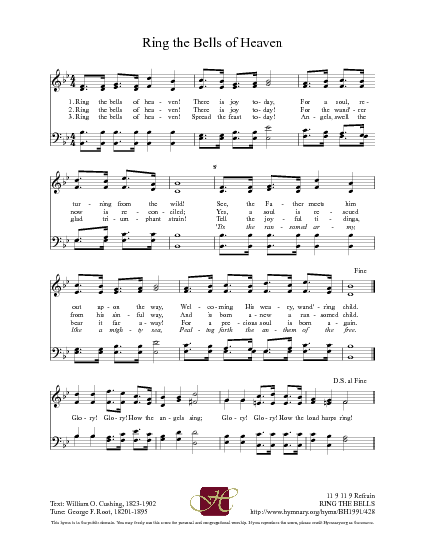 Ring the Bells of Heaven | Hymnary.org