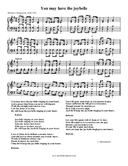 You May Have the Joy-Bells | Hymnary.org
