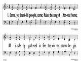 The Worshiping Church 381. Come, ye thankful people, come - Hymnary.org