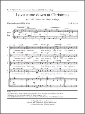 Love came down at Christmas | Hymnary.org
