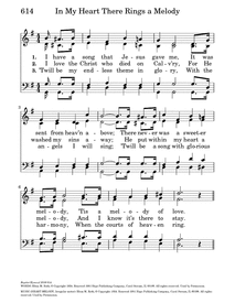 In My Heart There Rings a Melody | Hymnary.org