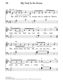 My God Is So Great | Hymnary.org