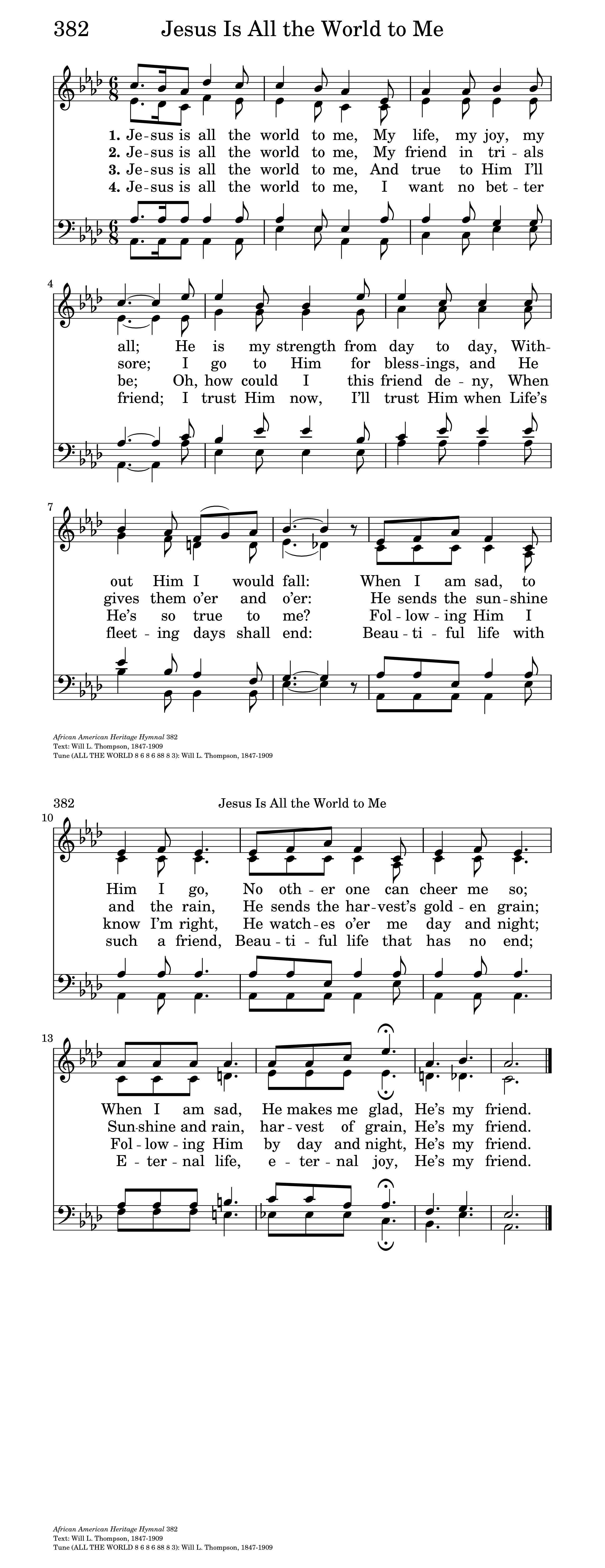 Jesus Is All The World To Me Hymnary Org