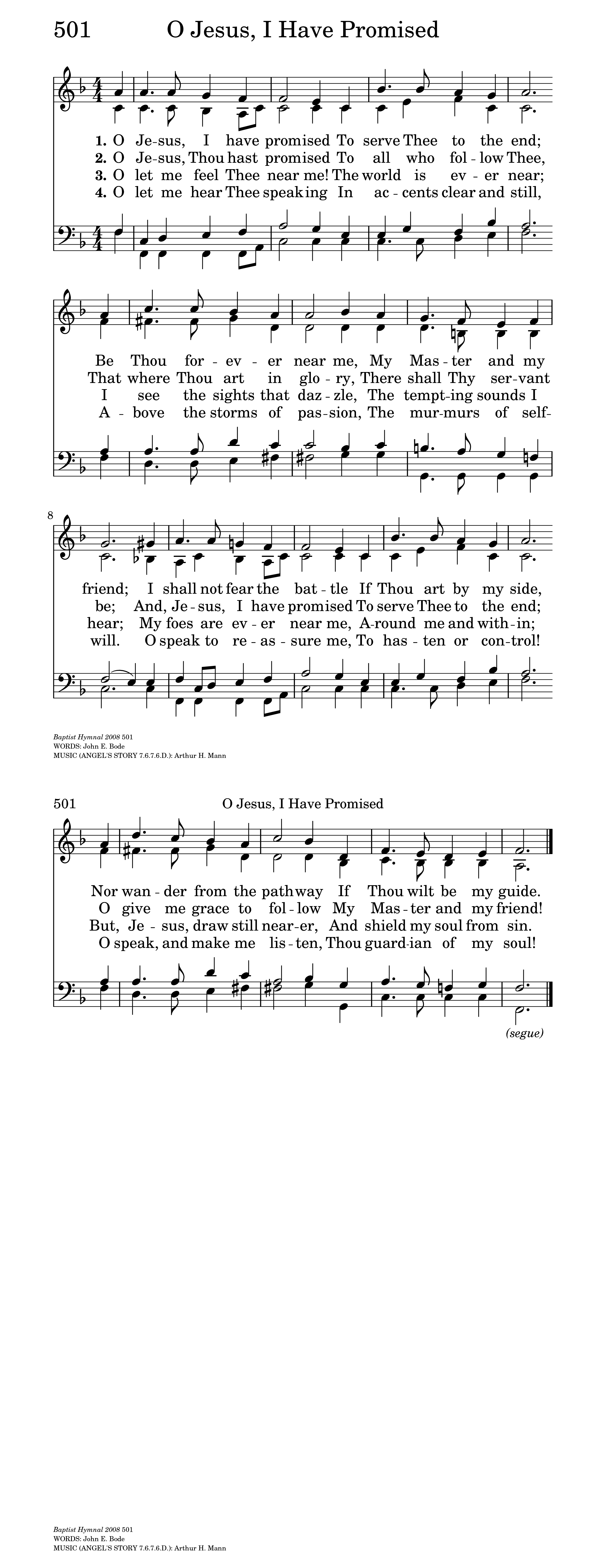 O Jesus, I Have Promised - Easy Guitar Sheet Music and Tab with Chords and  Lyrics